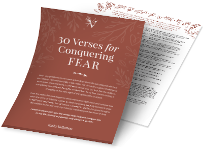 30 verses for conquering fear